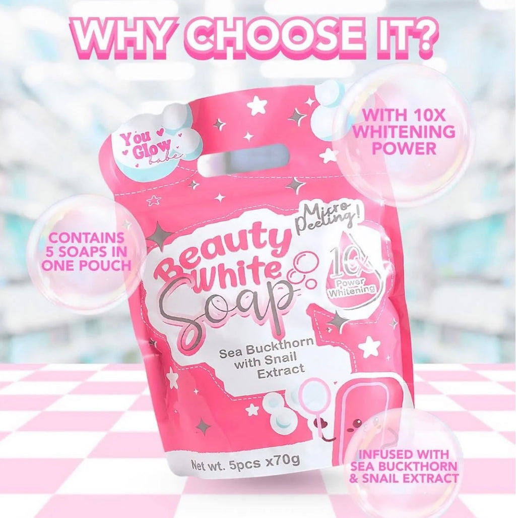 You Glow Babe Beauty White Soap 5 pieces