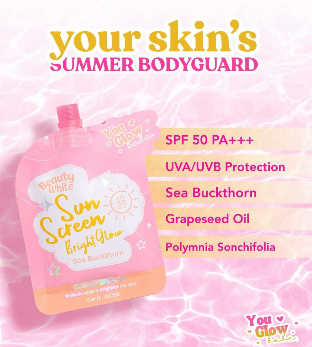 You Glow Beauty White Twin Pack Sunscreen Spf50